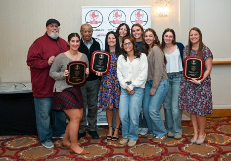 Taunton High School Softball 3X State Champs - with Tommy Harper - © 2025 Photo by Cindy M. Loo/The Boston Red Sox
